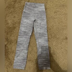 Lululemon align leggings. Size 0, Grey and White